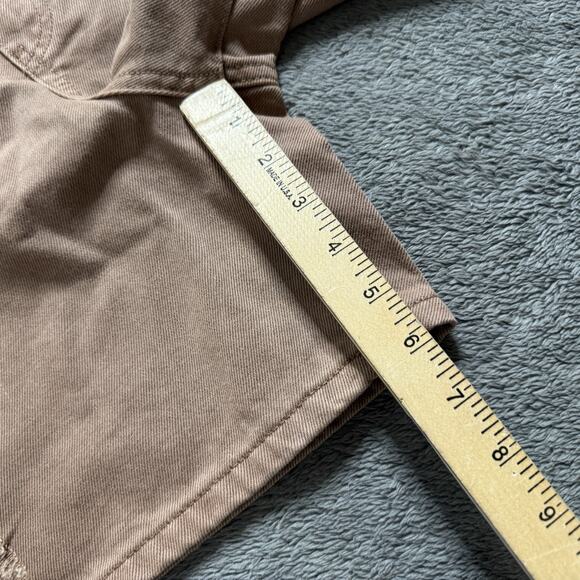 Wild Fable Highest Rise Bermuda Shorts NWT Size 10 30" Brown Distressed - Picture 6 of 9